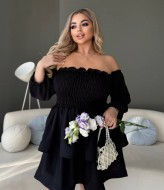 Платье со съемными рукавами YM-7093.1A17.5