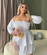 Платье со съемными рукавами YM-7093.1A17.5