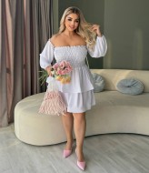 Платье со съемными рукавами YM-7093.1A17.5