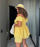 Яскравий прогулянковий костюм YM-7094A16 Яскравий прогулянковий костюм YM-7094A16