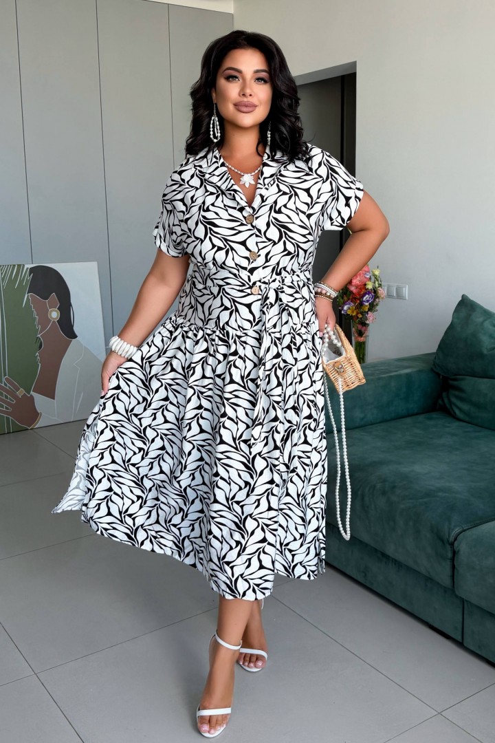 Принтована сукня BEL-7791A18