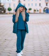 Спортивный костюм тройка теплый женский SD-057A800 Спортивный костюм тройка теплый женский SD-057A800