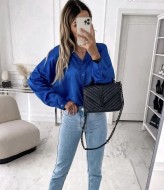 Шелковая блузка с длинным рукавом IO-544.0287A480