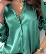 Шелковая блузка с длинным рукавом IO-544.0287A480