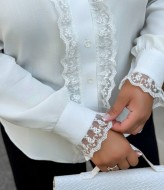 Рубашка с кружевом VW-1607A500