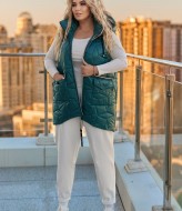 Жилет женский с капюшоном KYB-21215A23