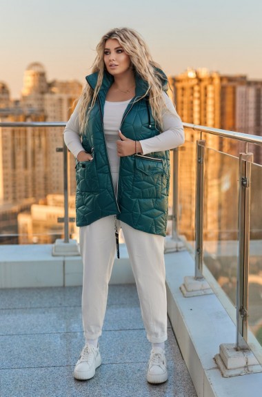 Жилет женский с капюшоном KYB-21215A23 Жилет женский с капюшоном KYB-21215A23