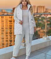 Жилет женский с капюшоном KYB-21215A23