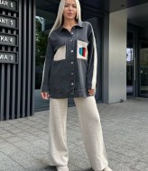 Комбинированный костюм женский TS-102A990