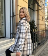 Клетчатая рубашка теплая TS-425A550