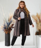 Пальто из альпаки больших размеров  MAX-140A1450