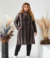 Пальто из альпаки больших размеров  MAX-140A1450