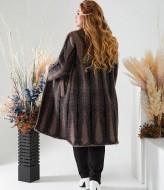 Пальто из альпаки больших размеров  MAX-140A1450