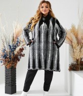 Пальто из альпаки больших размеров  MAX-140A1450