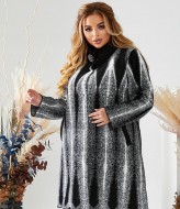 Пальто из альпаки больших размеров  MAX-140A1450