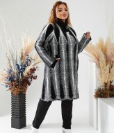 Пальто из альпаки больших размеров  MAX-140A1450