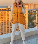 Жилет женский с капюшоном KYB-21215A23