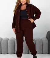 Вельветовый женский костюм  VLT-1583A800