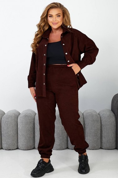 Вельветовый женский костюм  VLT-1583A800