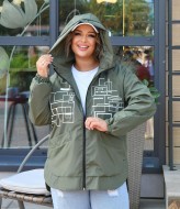 Женская куртка демисезонная с капюшоном  DV-R4419A750