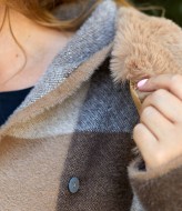 Пальто в клетку короткое MAX-923A1400