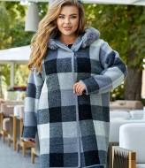 Пальто в клетку короткое MAX-923A1400