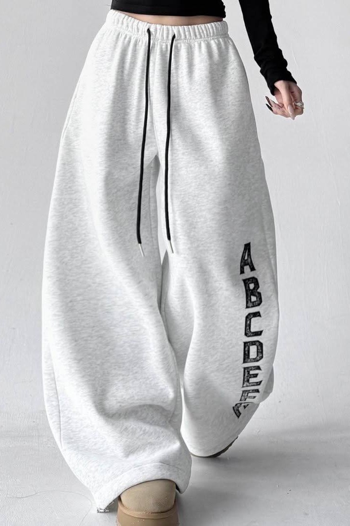 Спортивні штани Oversize з накатом DMP-A7256A500