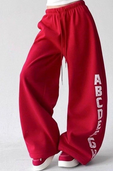 Спортивні штани Oversize з накатом DMP-A7256A500