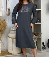 Изысканное вельветовое платье RANI-538A550