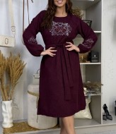 Изысканное вельветовое платье RANI-538A550