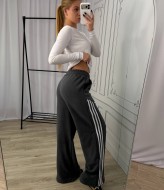 Спортивные брюки с контрастными лампасами MIK-1813A490