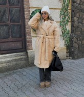 Эко шуба женская  HB-0113A1150