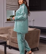 Женская теплая пижама со штанами DG-d41796A600