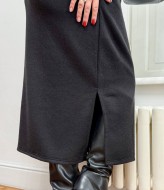 Трикотажное платье с разрезами GR-8389A560