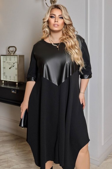 Комбинированное платье LZ-L894A550