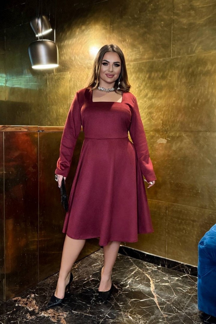 Замшевое платье MA-N2167A550