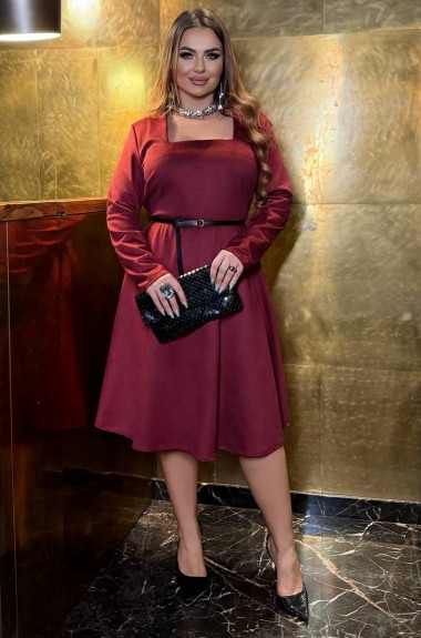 Замшевое платье MA-N2167A550