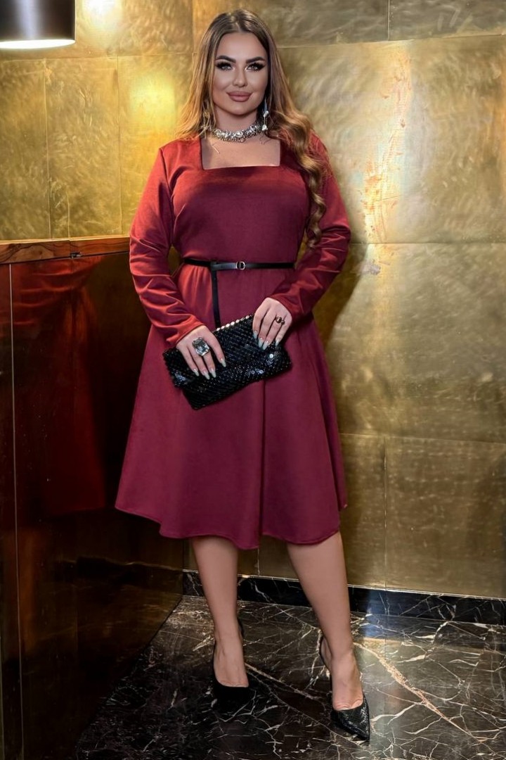 Замшевое платье MA-N2167A550