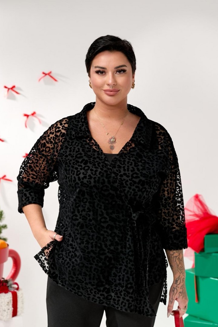 Костюм 3-ка майка, штани і блуза на запах DV-R3703A820