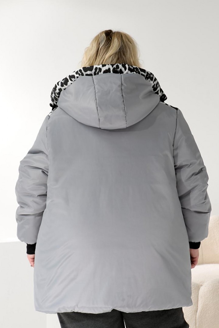 Женская батальная зимняя куртка DV-R3707A1350