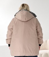 Женская батальная зимняя куртка DV-R3707A1350