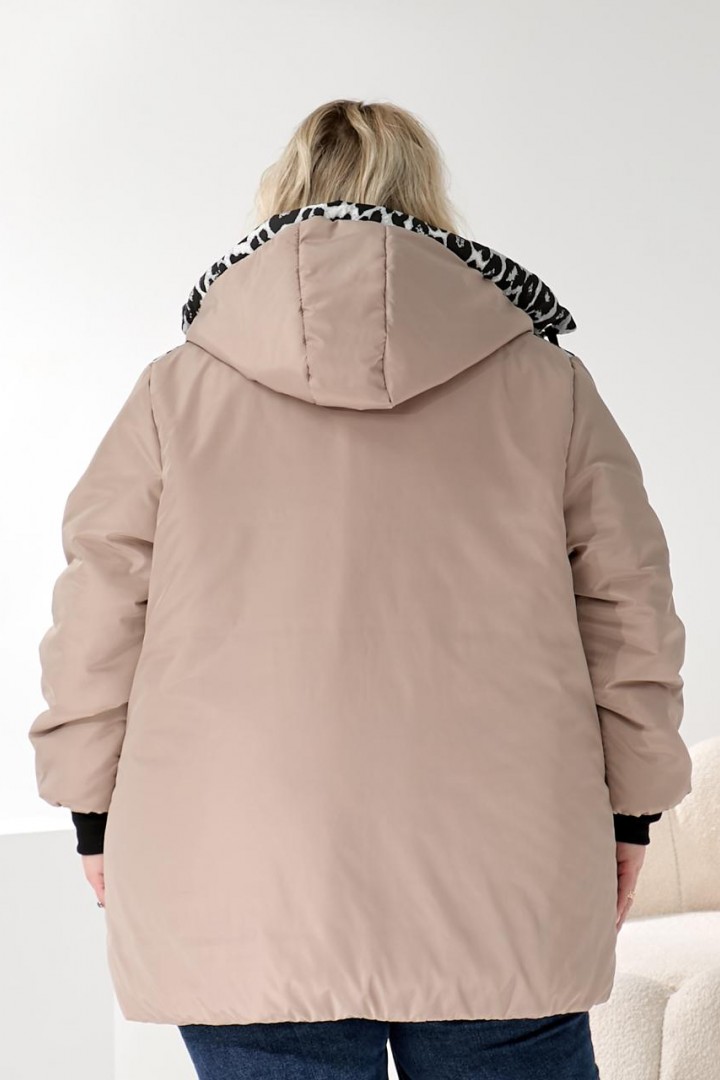 Женская батальная зимняя куртка DV-R3707A1350