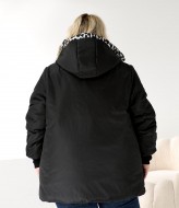 Женская батальная зимняя куртка DV-R3707A1350