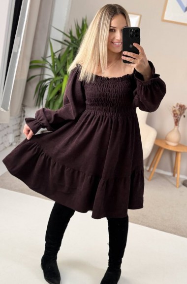 Молодежное платье на резинке IMMA-438A520 Молодежное платье на резинке IMMA-438A520