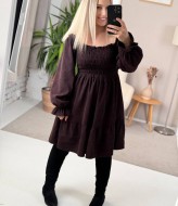 Молодежное платье на резинке IMMA-438A520