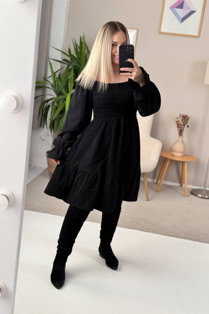 Молодежное платье на резинке IMMA-438A520