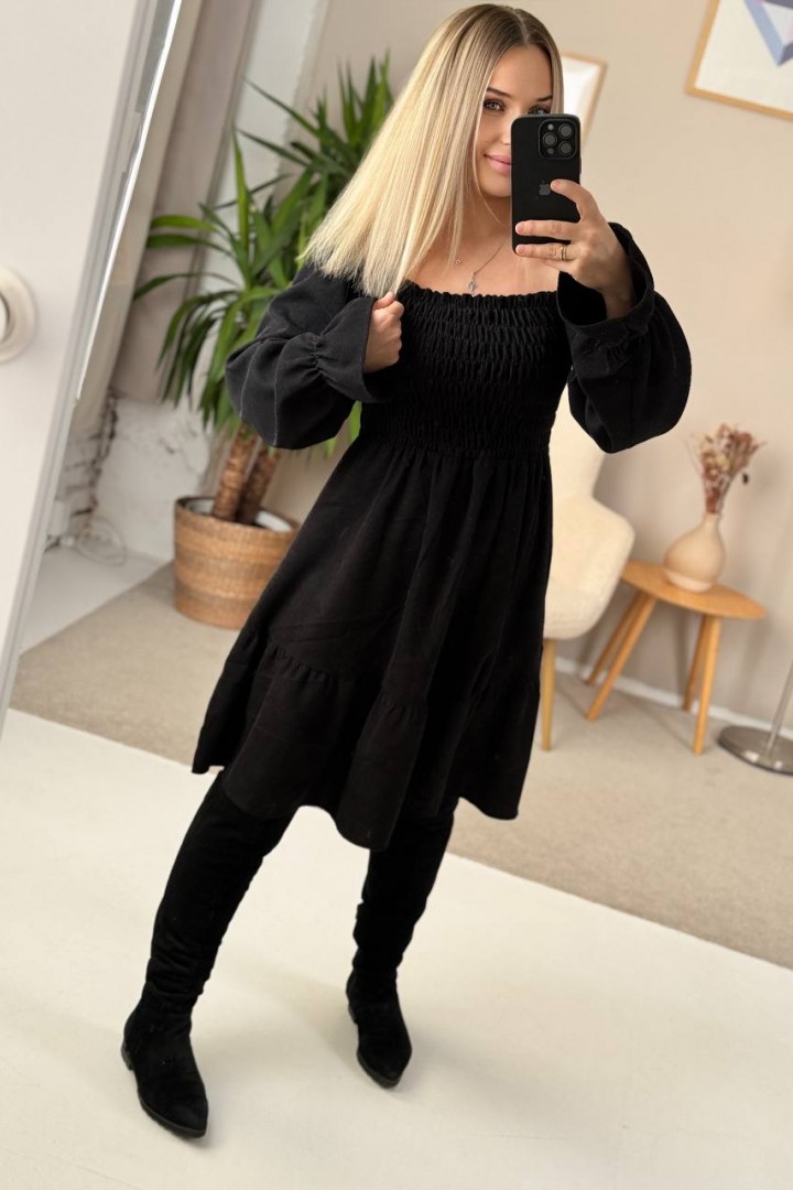 Молодежное платье на резинке IMMA-438A520