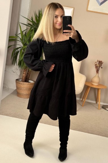 Молодежное платье на резинке IMMA-438A520 Молодежное платье на резинке IMMA-438A520