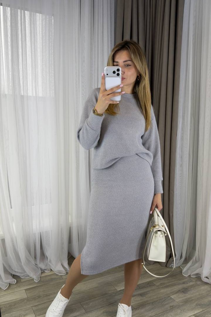 Костюм двойка кофта и юбка KG-378A650