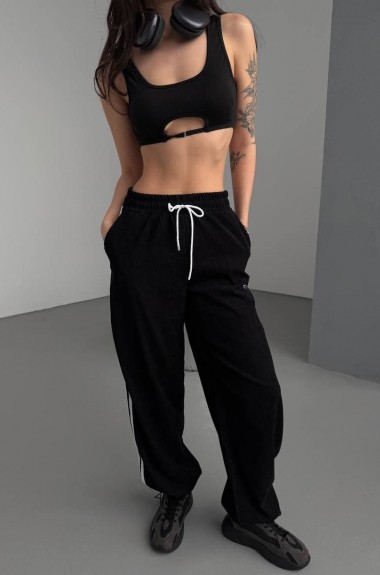 Вельветовые брюки с лампасами SNV-10131A300 Вельветовые брюки с лампасами SNV-10131A300